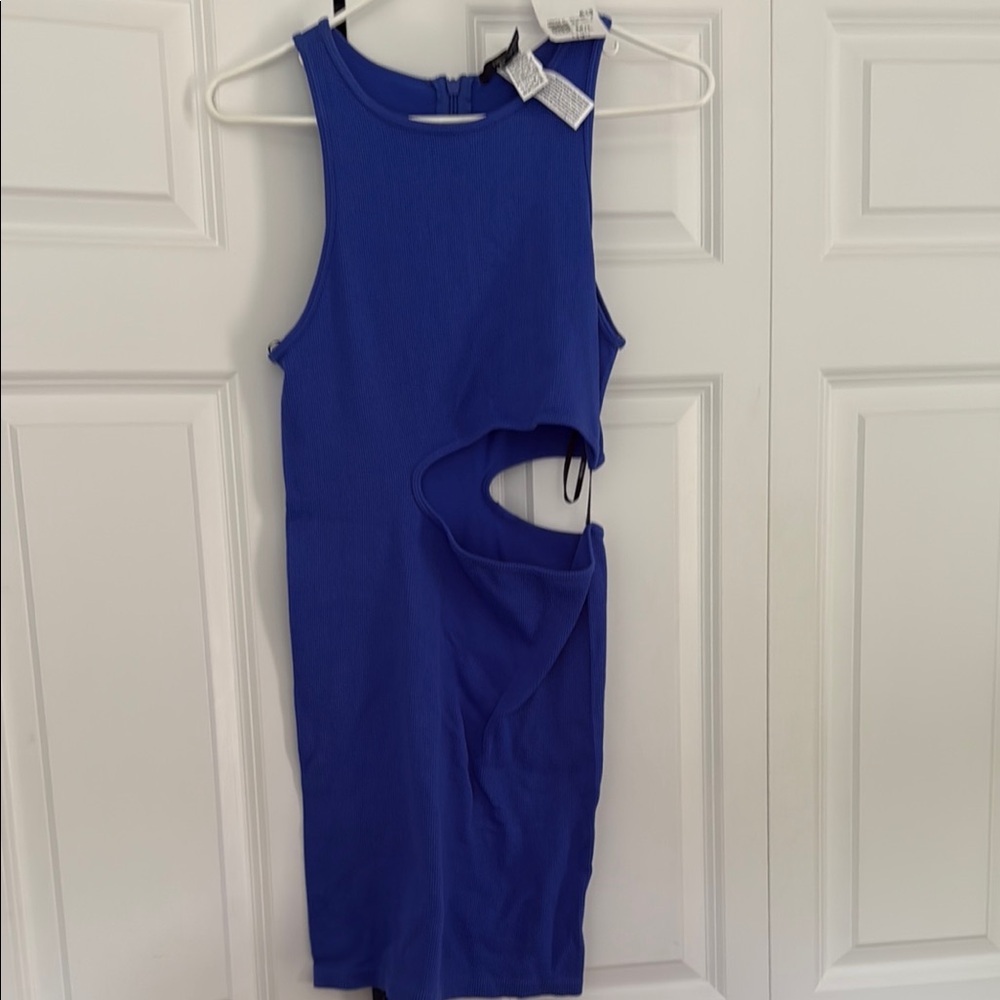 Forever 21 Asymmetrical Royal Blue Dress